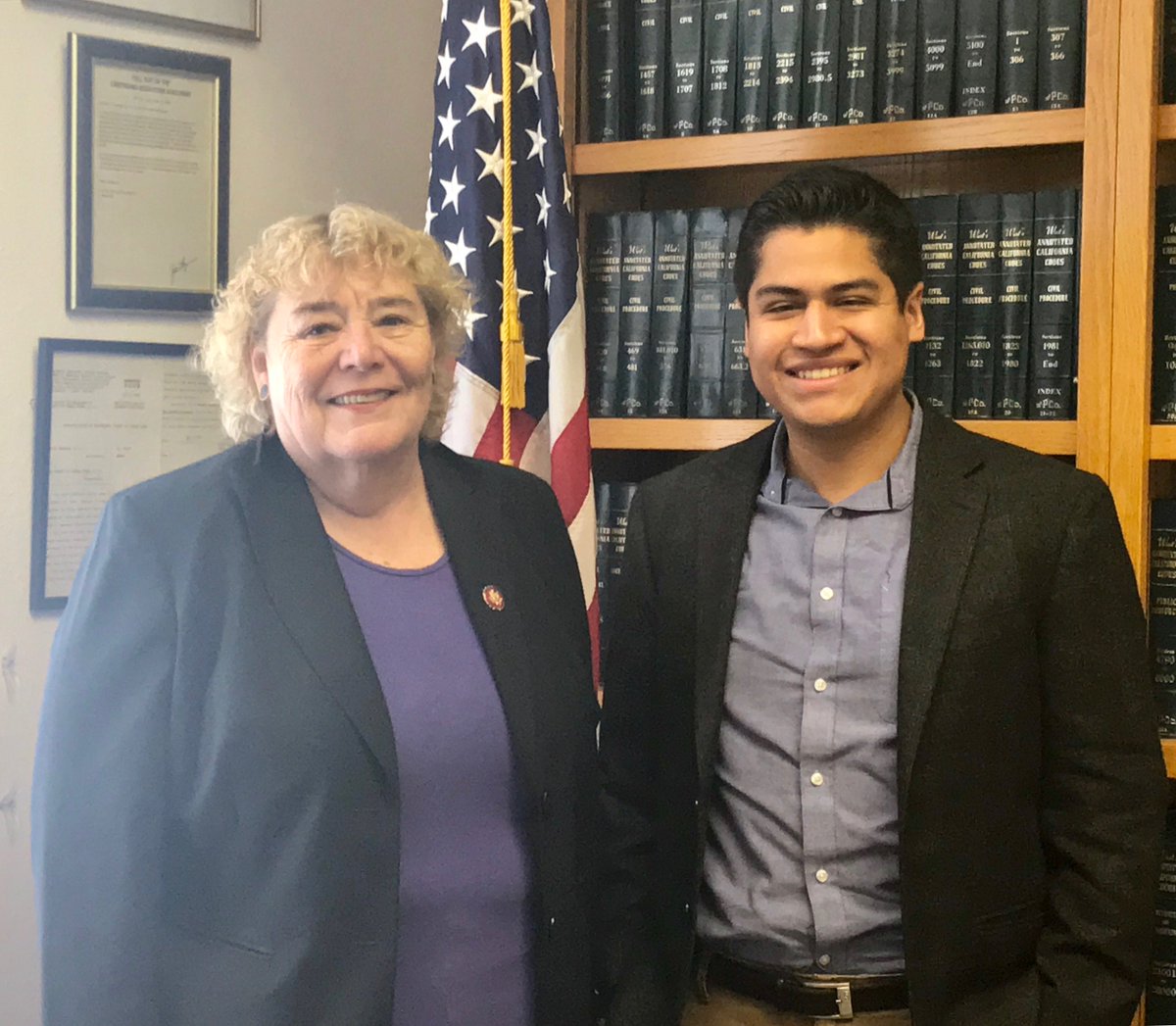 JSAAlumni's tweet photo. JSA alum and supporter, Rep. Zoe Lofgren, met today with JSA staff and discussed the importance of collaborating across differences! https://t.co/Ia7yoYqAcN