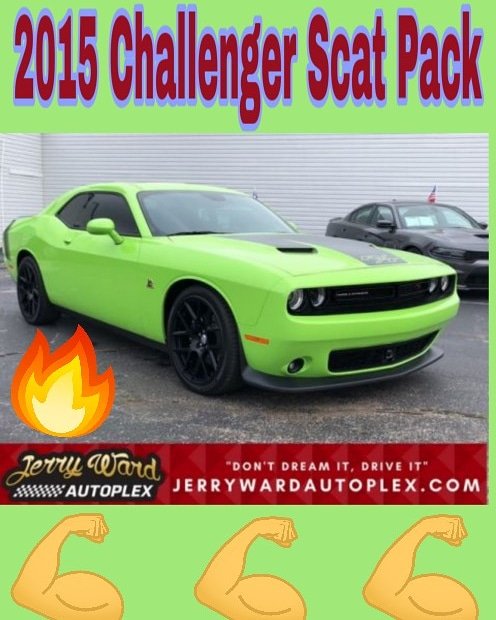 JerryWardAuto's tweet photo. HOT NEW ARRIVAL!!! 🔥🔥🔥🔥 L👀K 👉ONLY 4,184 MILES!! #memorialdayweekend 
#MemorialDaySalesEvent🇺🇸🇺🇸🇺🇸
#challenger #scatpack #mopar #dodge #instacar #carsforsale #usedcars #carlot #cars4sale #cargram #cardealer #preowned #NumberOneDealer #jerrywardautoplex #dontdreamitdriveit https://t.co/L5kjskq1d2