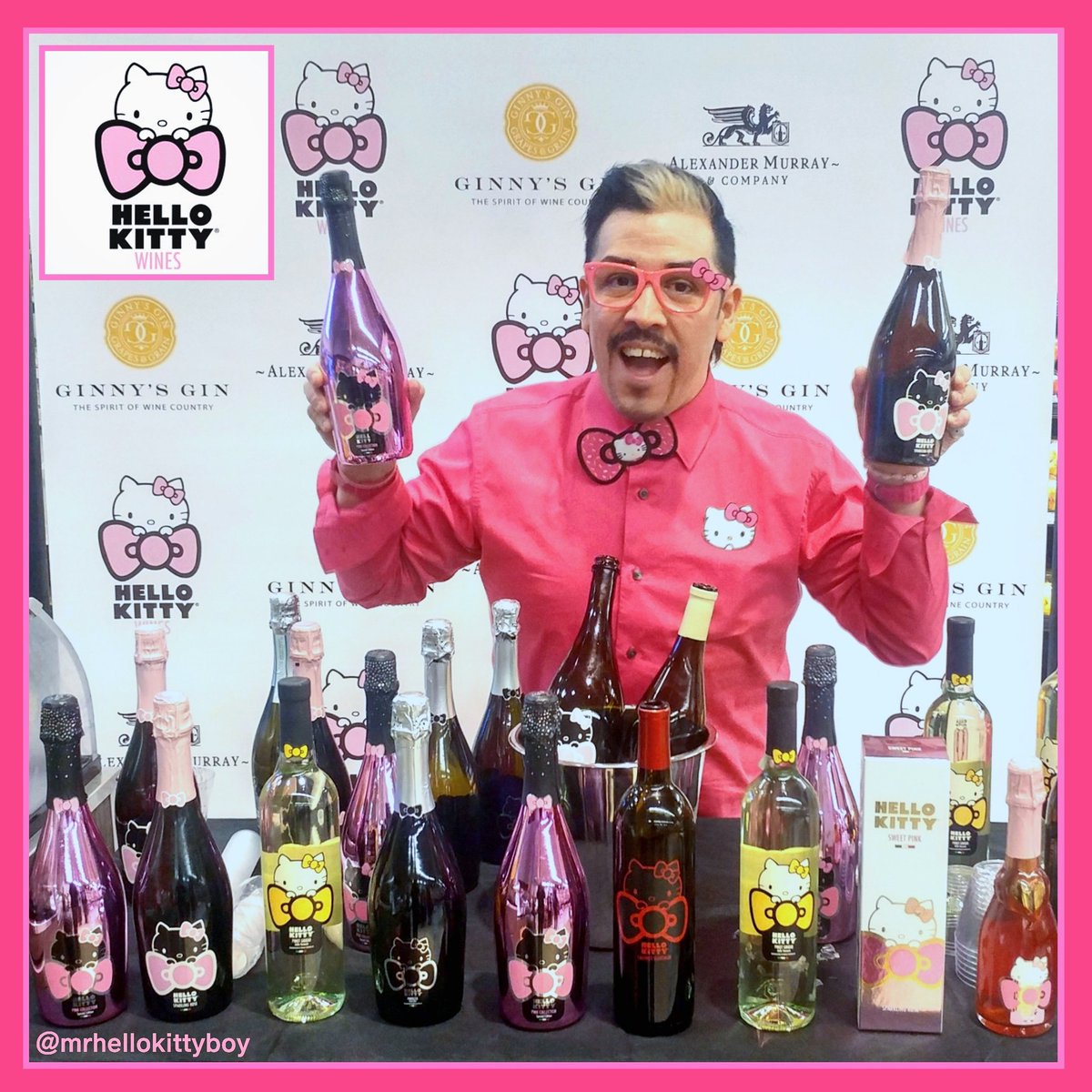 MrHelloKittyBoy's tweet photo. ๐ท๐ป๐โค #FBF Past Week #HelloKitty #HelloKittyWine Tasting at Pavilions in #WestHollywood Shop these Wines at https://t.co/FDBwSa9zkO @swvinoshop Available for 21+ over at @AntonelloSCP #WorldMarket #BevMo #Cosco #tortiwines #winelover #hellokittywines #Sanrio #hellokittyfan https://t.co/ZtGjEHmJjY