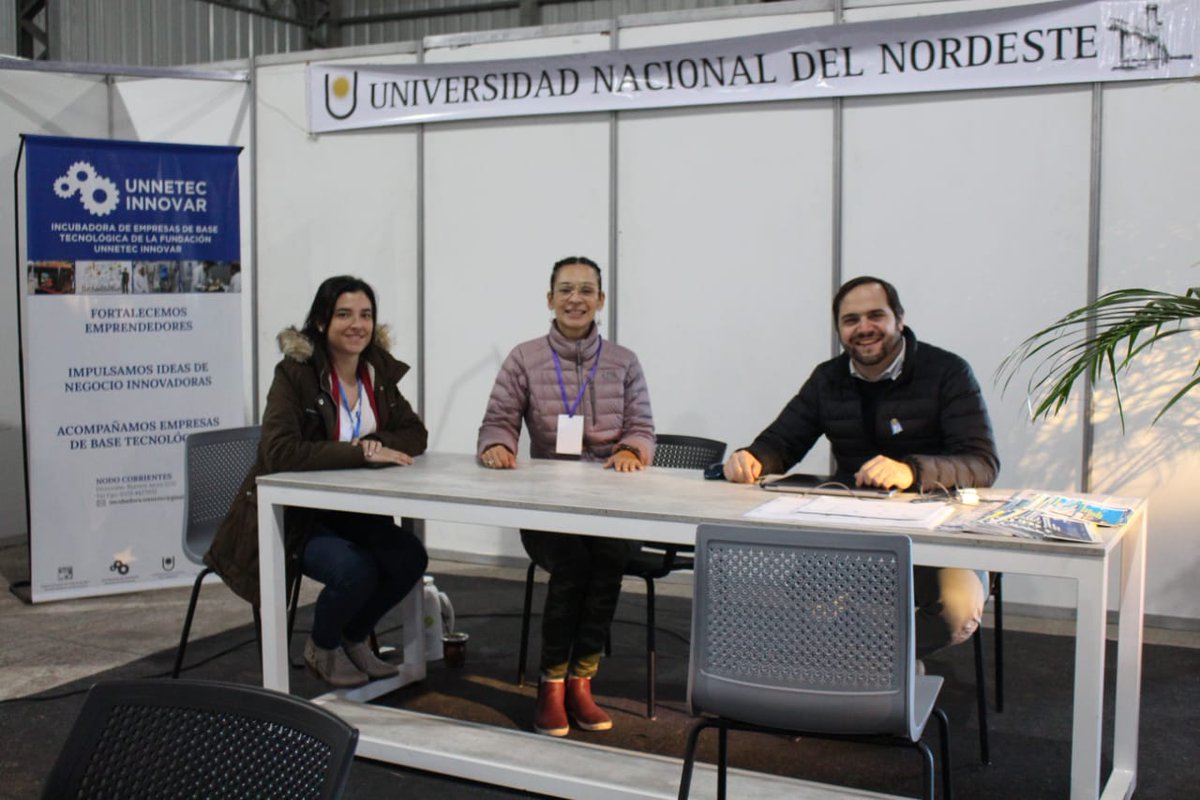unneargentina's tweet photo. Los equipos de la @unnetec_innovar y @agentiaunne participan en Goya del #NEAINNOVA, el encuentro que reúne a los actores clave del ecosistema productivo en la región, dentro del cual la #UNNE juega un papel fundamental como asesora y capacitadora. https://t.co/GKtocNwfik
