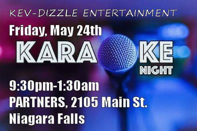 Your only venue in Niagara Falls with Friday night karaoke!! Join us TONIGHT!! $3 beer and well, $4 shots and top shelf!! <a href="/PartnersNF/">Partners NF</a> <a href="/NuPartners/">NFPartners</a>
