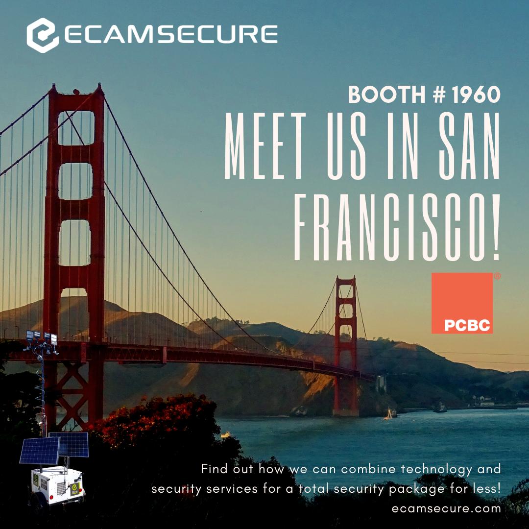 Make sure to stop by our booth #1960 at <a href="/PCBC_TheShow/">PCBC</a>  in San Francisco next week! Or stop by online: ecamsecure.com #pcbc2019 #ecamsecure #virtualsecurity #videosurveillance #monitoring #security #homebuilding #construction