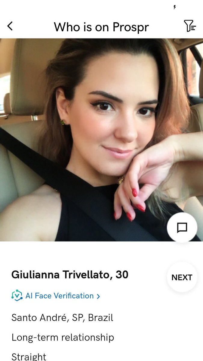 suyrau's tweet image. Don&apos;t bother using the dating app Prospr. It&apos;s supposed to be for Professionals, but its a scam riddled with fake male &amp;amp; female profiles (see obvious attached screenshots). They don&apos;t even let the fake profiles match the country you live in. 😂

#Prospr