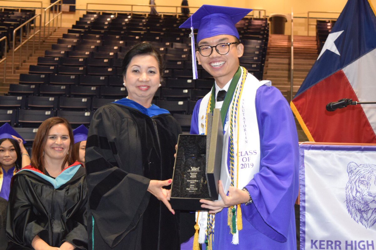 Alief ISD on Twitter "Congrats to AliefKerr Outstanding Senior Award