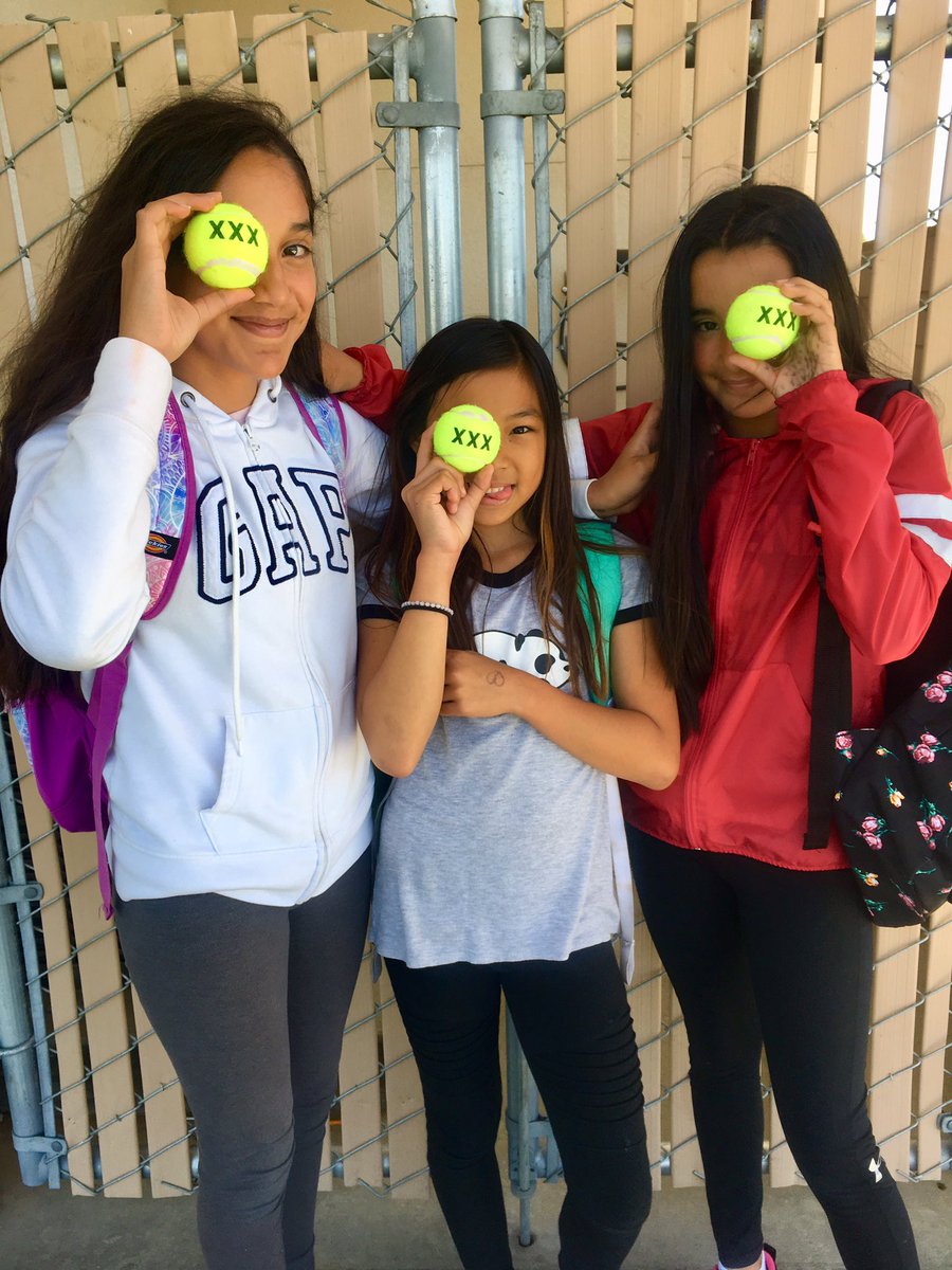 amykrump's tweet photo. Timberwolves “take on” Tennis 🎾 !! https://t.co/i8cJkS4cA9