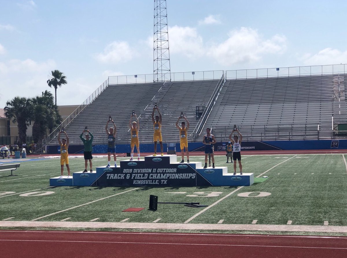 Congratulations to @CWU_Track’s Braydon Maier on becoming an All-American! Maier finished seventh in the decathlon to earn the honor. #ReignCrimson