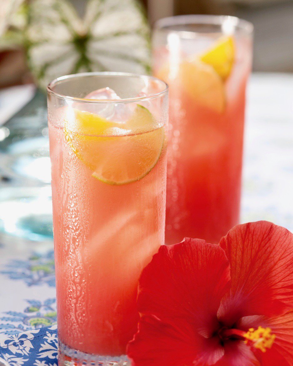 SouthernLadyMag's tweet photo. This island-inspired punch is the perfect refresher for a leisurely evening or day of sunbathing by the pool. We shared our Hibiscus Tea Punch recipe on our website, https://t.co/kgr10HgxSA. #southernladymag #hibiscustea #punchrecipe #outdoorliving #springrecipe https://t.co/kBJKKqUGwB