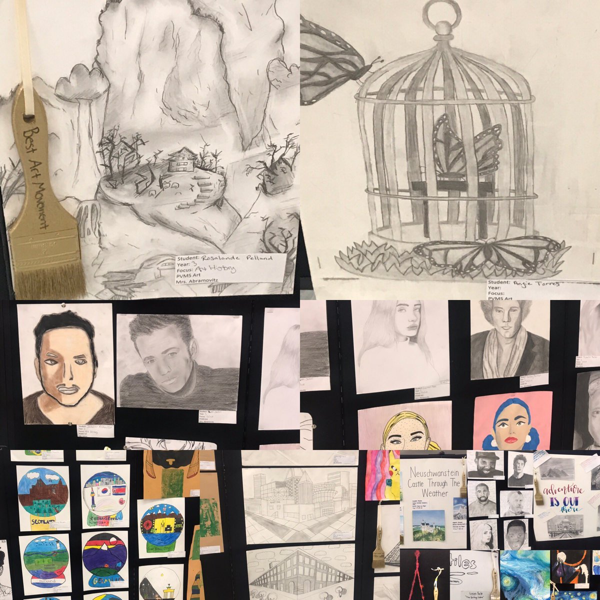 So many talented Panthers showcasing their pieces at the Art Show! #ibarts #ibstrong