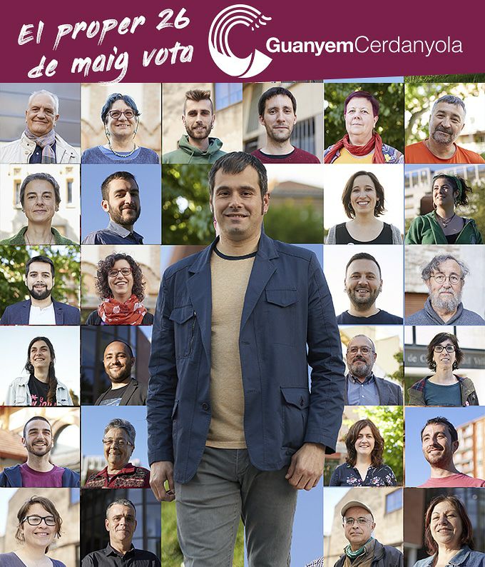 A pocs minuts d'acabar la campanya, vull recordar-vos que a #Cerdanyola la candidatura valenta, feminista i transformadora és <a href="/CDVGuanyem/">Guanyem Cerdanyola</a> 

Gent comuna i treballadora, que s'hi deixa i s'hi deixarà la pell✊💜

El proper #26M, vota #GuanyemCerdanyola