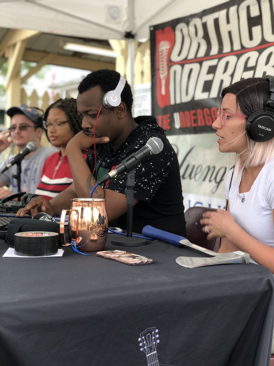 NCURadio's tweet photo. You never know who you’ll run into at the @berearib Talking to Anna, one of the badasses from Savage Society Mobile Axe Throwing! She’ll be here all weekend. If you think you can do what we do, prove it! Get more on https://t.co/K24K4XfCOq for details. #ribfest #MemorialDay2019 https://t.co/WusCsPELBD