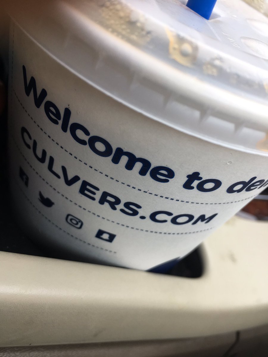Didn't even ask for it... no ice in my drink <a href="/culvers/">Culver's Restaurants</a> drive thru 🙌