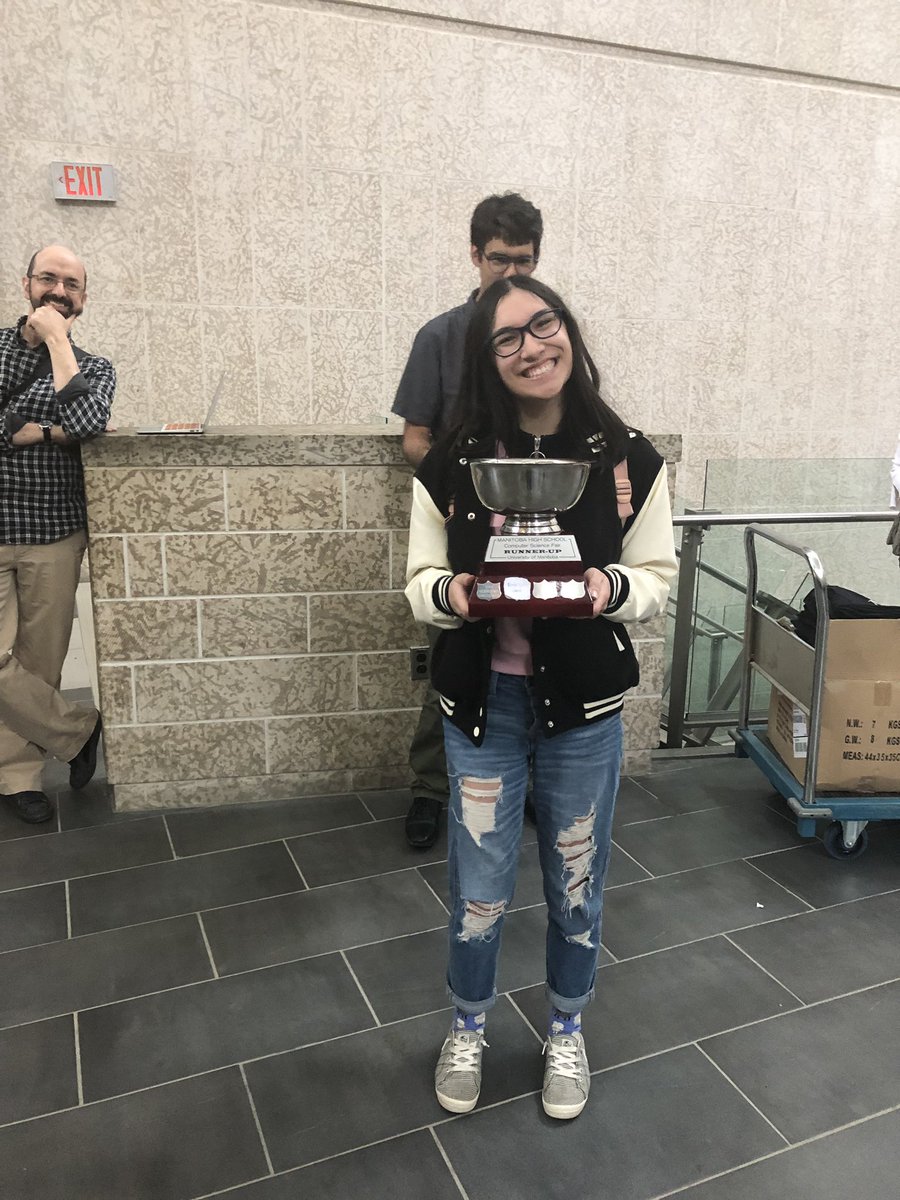 compsciatbh's tweet photo. Congrats to Mia for winning 2nd place at the U of M Programming Fair!! https://t.co/ZDU84XZS1B