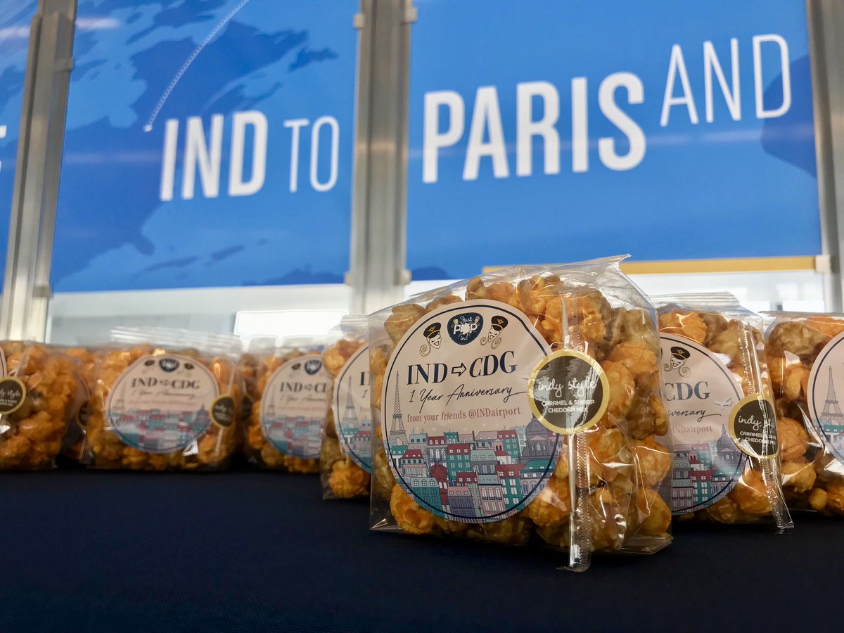 INDairport's tweet photo. ✈️ IND to Paris and beyond! We’re celebrating the one-year anniversary of the #INDtoCDG flight. https://t.co/bPIRB9JWll