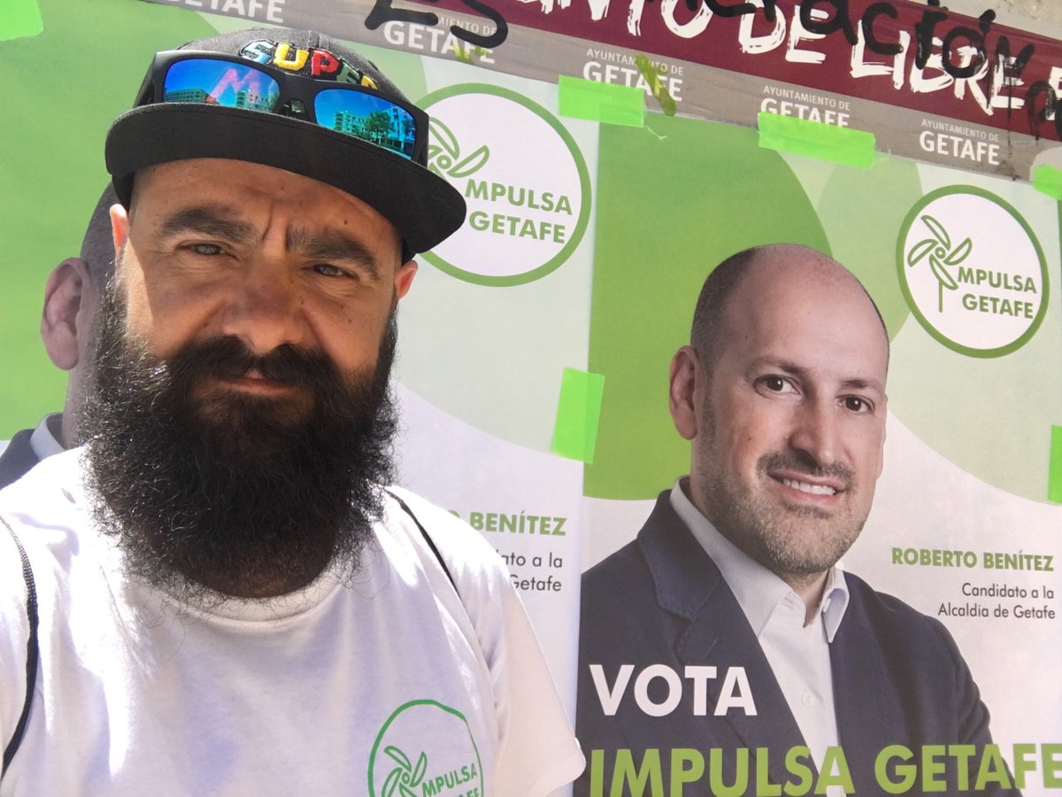 mayuga's tweet photo. Y la última vez que os lo pido, este domingo 26 de mayo:
#VotaImpulsaGetafe
#ImpulsandoGetafe https://t.co/fqLTt4nbAP