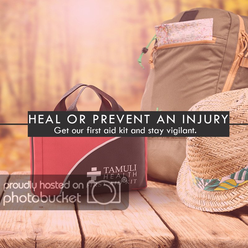 TamuliHealth's tweet photo. If you are off on #holiday this #summer it is a great idea to pack your own first aid kit and be prepared or pick... https://t.co/wRH9qigNU9 https://t.co/G4ah5IwC3r
