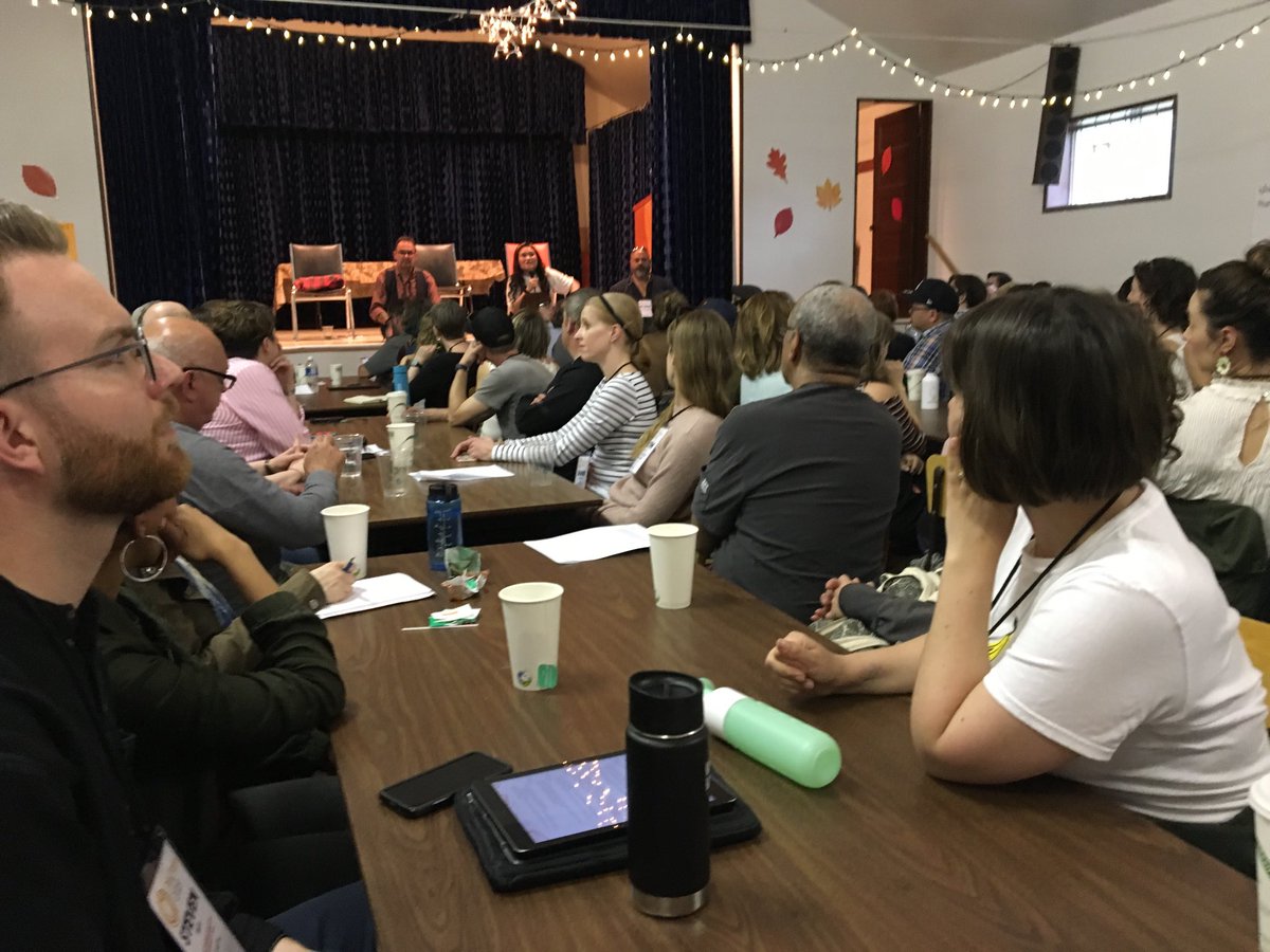 andymckim's tweet photo. What a joy for all of us attending #PACTcon2019 to be visiting ⁦@DanceSkyTHEATRE⁩ in Meacham Saskatchewan. ⁦@PACTtweets⁩ ⁦@beyondwallsTPM⁩ https://t.co/llenokqnXv