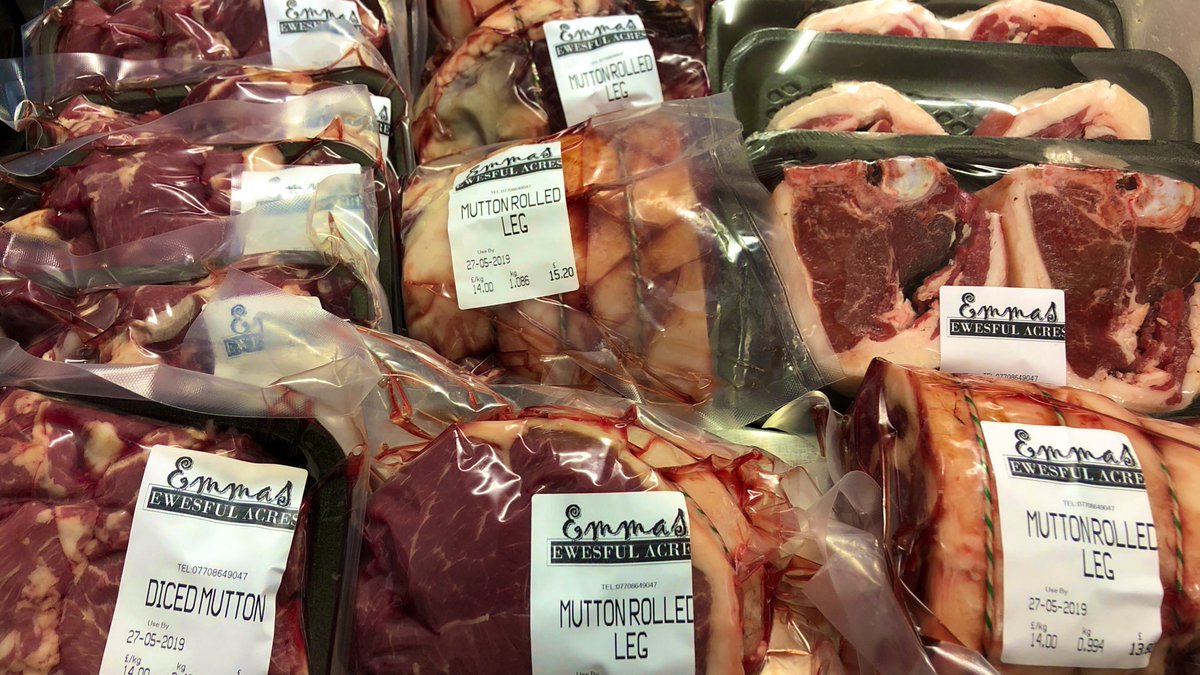 Ewesful_Acres's tweet photo. #14day dry aged #mutton labelled and ready for #WLPM #wallingford #local produce market tomorrow 10am-2pm. #Grassfed #Beef also for sale. Come and say #Hello. #BuyBritish #BuyLocal #sheep365 #muchadoaboutmutton https://t.co/eLUz0NYQmj