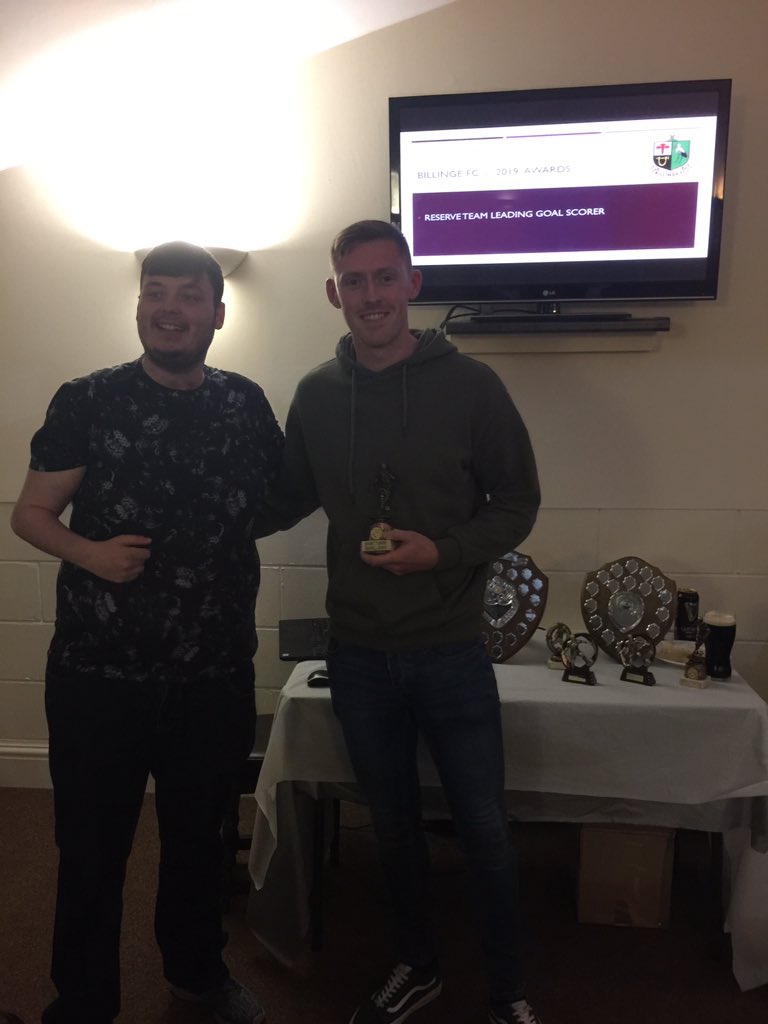 JohnyCEvans's tweet photo. The @BillingeFC Reserve Team Leading Goal Scorer was....Ryan Sephton   Well done Sepho for all three awards. https://t.co/Jljnup8O5B