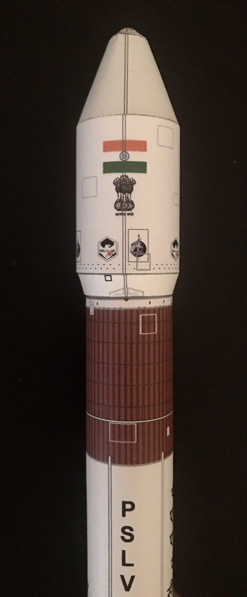 Axm61's tweet photo. PSLV C46 paper model photos. Model is available! #PSLVC46 https://t.co/InkklBqzqc