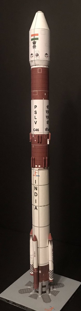 Axm61's tweet photo. PSLV C46 paper model photos. Model is available! #PSLVC46 https://t.co/InkklBqzqc