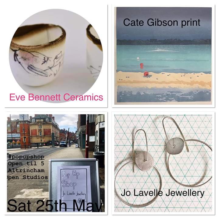 Tommorows pop up shop will be held at altrincham open studios, hope to see you and show you my new ceramic range also Jo Lavelle and Cate Gibson. #makersgonnamake #altrincham #ceramics #contenporarycraft #northwestcreatives #creatives #shoplocal #wearethemakers #Cheshire