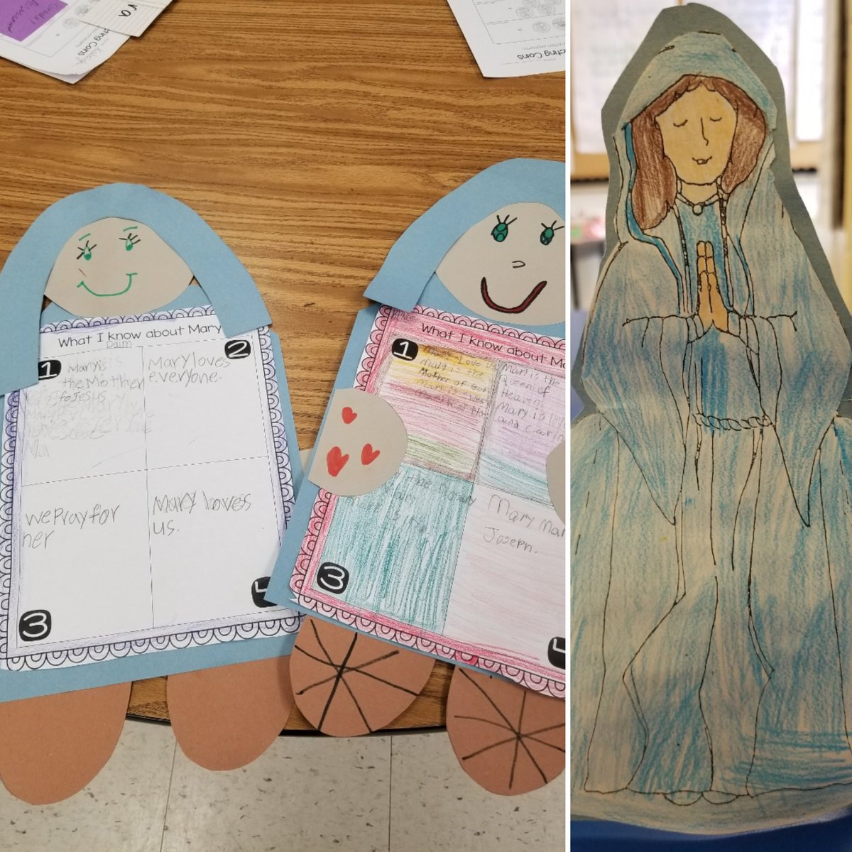 CNewman1s's tweet photo. This month we have been learning about Mother Mary. https://t.co/2EEWIYBroH