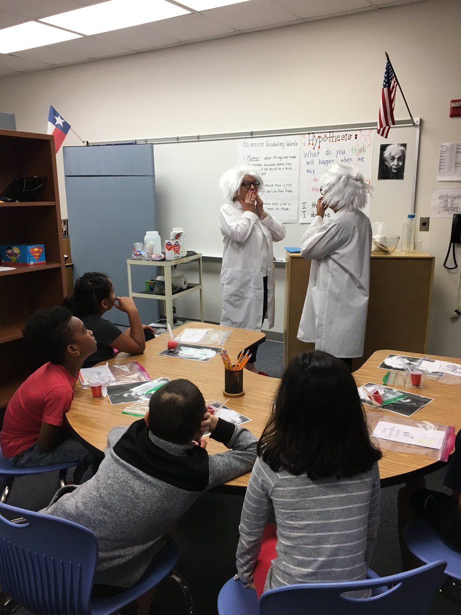 MaryAllenSLP's tweet photo. Teachers also had fun at “Mad Scientist Day” #mymisd #finchfalcons https://t.co/kD2SK9ISej