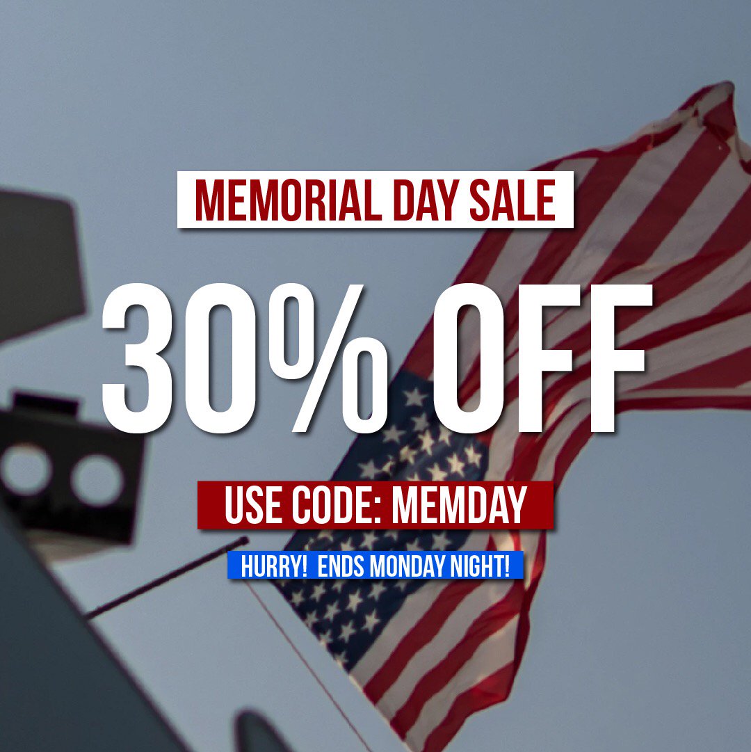 GC_Color's tweet image. [#Sale] Save 30% with our #Memorialweekend sale! 🇺🇸
Get anything 30% Off with the code: MEMDAY at checkout! Take your footage to the next level! This weekend only! 
groundcontrolcolor.com