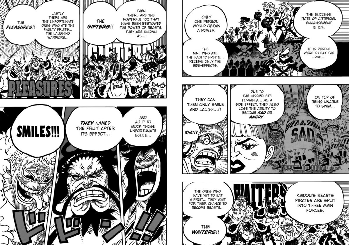 Brothere ワンピース Onepiece943 Zoro Sanji Unite Kaido Beast Pirates Are Based On Smile Success Of 10 Waiters People Waiting For A Smile Gifters People Who Gain Powers Pleasures People Who Gain