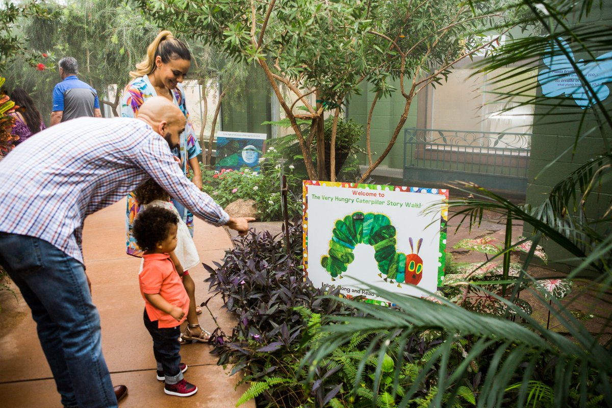 ButterflyLandAZ's tweet photo. A timeless classic for all ages. The Very Hungry Caterpillar’s 50th Birthday Special Exhibition continues through Summer 2019 at #ButterflyWonderland! #VHC50 #EricCarle https://t.co/IPkqBB51wl