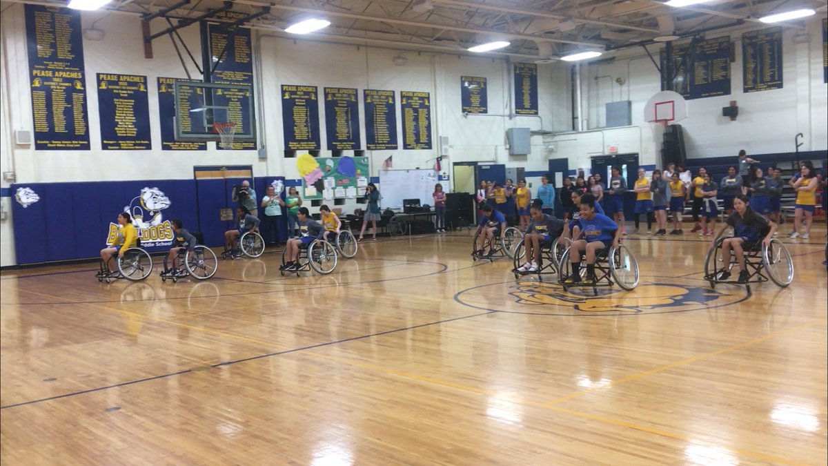 CoachA_Ramirez's tweet photo. Today I was privileged to be apart of an incredible Wheelchair Basketball Inclusion Clinic @NISDPease. Thank you Elicia and Coach Brooke &amp; STRAPS Organization for being an inspiration for all!! Go Lady Bulldogs!!#PeaseInspired #NisdAthletics https://t.co/XjDaRJvDPY