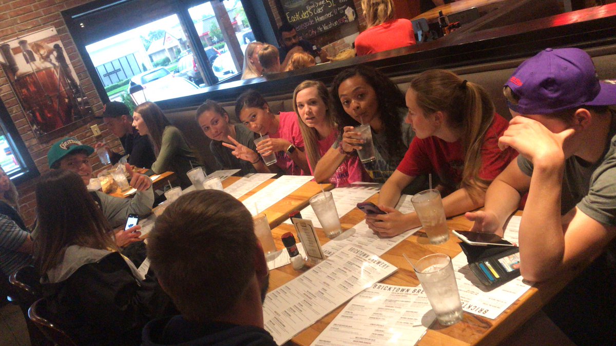 CGBravesTrack's tweet photo. @CGroveBraves athletes didn’t get to compete today, but we are fueling up for tomorrow with a nice dinner https://t.co/hrnxl2YR1V