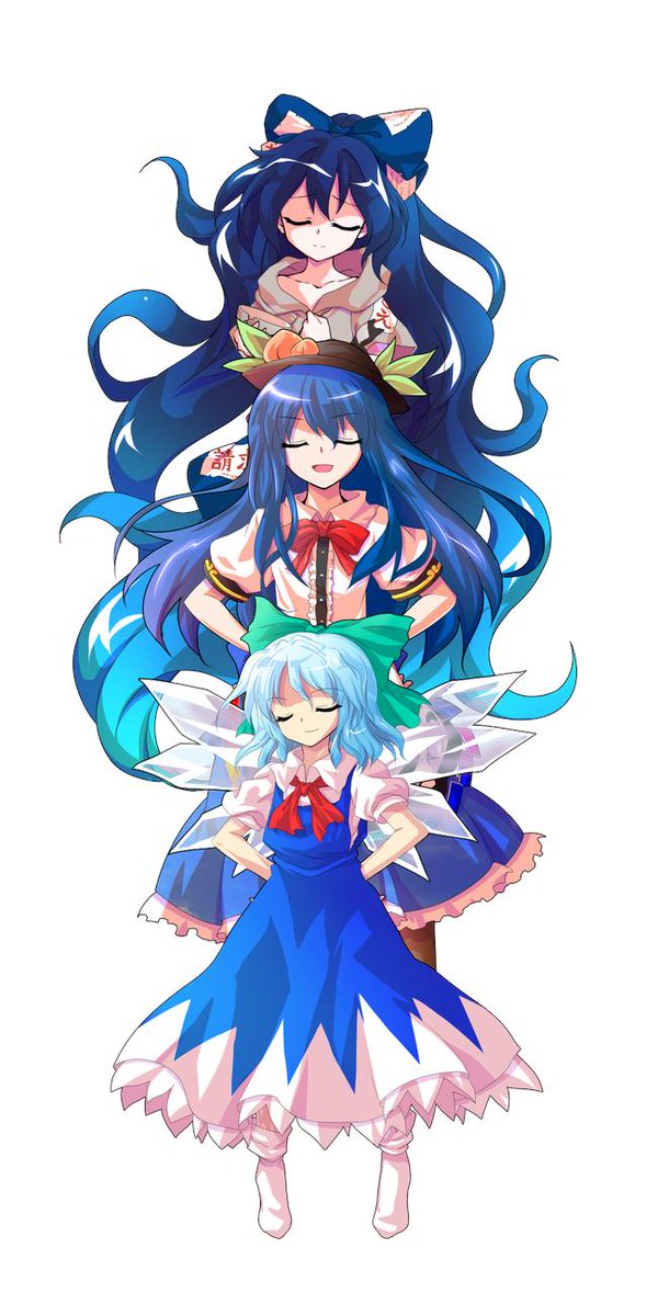 東方projectアンテナ Pa Twitter 東方 青髪三姉妹 T Co Wo4p3prus2