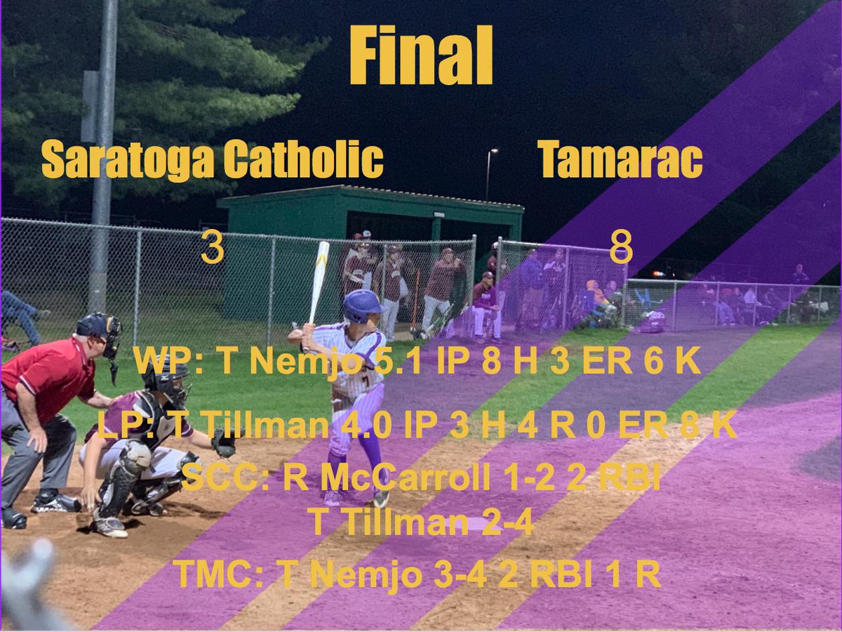 SCCSportsMedia's tweet photo. The Saints @baseball_scc season will unfortunately end early with today’s loss to @TamaracBaseball. Congratulations and thank you to all the players, coaches and family. @UpstateCourier @TUSidelines #518baseball https://t.co/6b2qzdHiMi