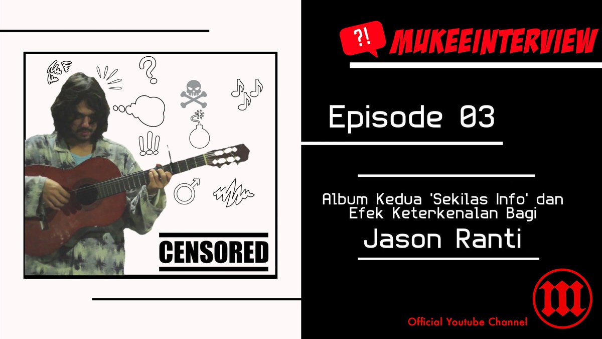 popkalcer's tweet photo. Mukee Interview Bersama @jasonranti sudah terbit di kanal Youtube @KaosMukee
https://t.co/5o6afsEwsn
#MukeeInterview #MukeeTalk #JasonRanti #SekilasInfo #Jejeboy #Mukee #EverybodySaysMukee #MukeeOnYoutube https://t.co/MIgKgdzcdT