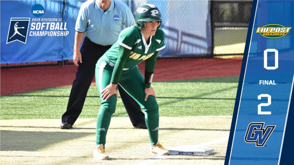 LIUPSB's tweet photo. Despite a late double to left center by Hanna Finkelstein, we fall to the Lakers 2-0.

#PioneerNation 🔰🥎 | #D2SB https://t.co/YzVwRS3DpF