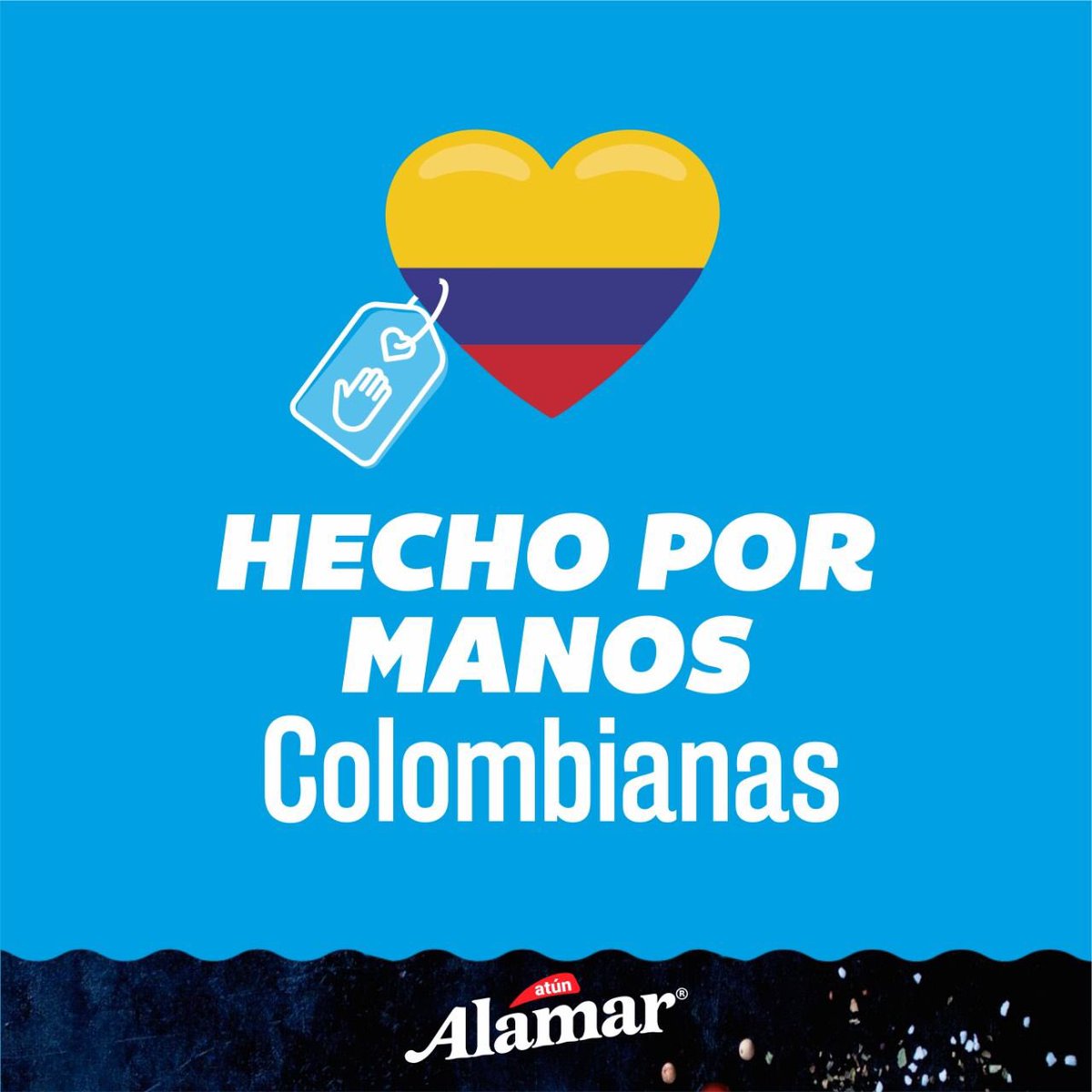 AlamarCol's tweet photo. Atún Alamar es hecho 100% por manos colombianas para la familia colombiana.

Disfruta del Sabor Natural del Mar en todas nuestras presentaciones.

#AtúnAlamar #ElSaborNaturalDelMar #ComidaSaludable #AlimentoNutritivo #Nutritivo #Delicioso #HechoEnColombia #FamiliaAlamar https://t.co/upO0dr03Ez