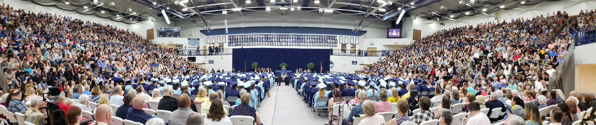 For one last evening, I'm part of Team 19. Congratulations seniors on making it to this finish line, and good luck on your future endeavors. It was an honor to serve as your assistant principal. One last time... #weflytogether #YOUgraduatedTOGETHER