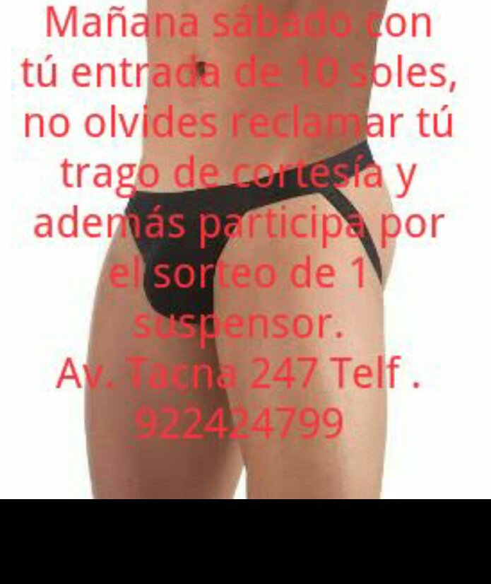 LatinosVideos's tweet photo. Mañana sábado te esperamos de 2 a 10pm. Recuerda tu trago de cortesía y participa en nuestro sorteo de un suspensor, solo con tu entrada de 10 soles.
Av. Tacna 247 Telfs. 922424799 https://t.co/lpTYDf2J3u