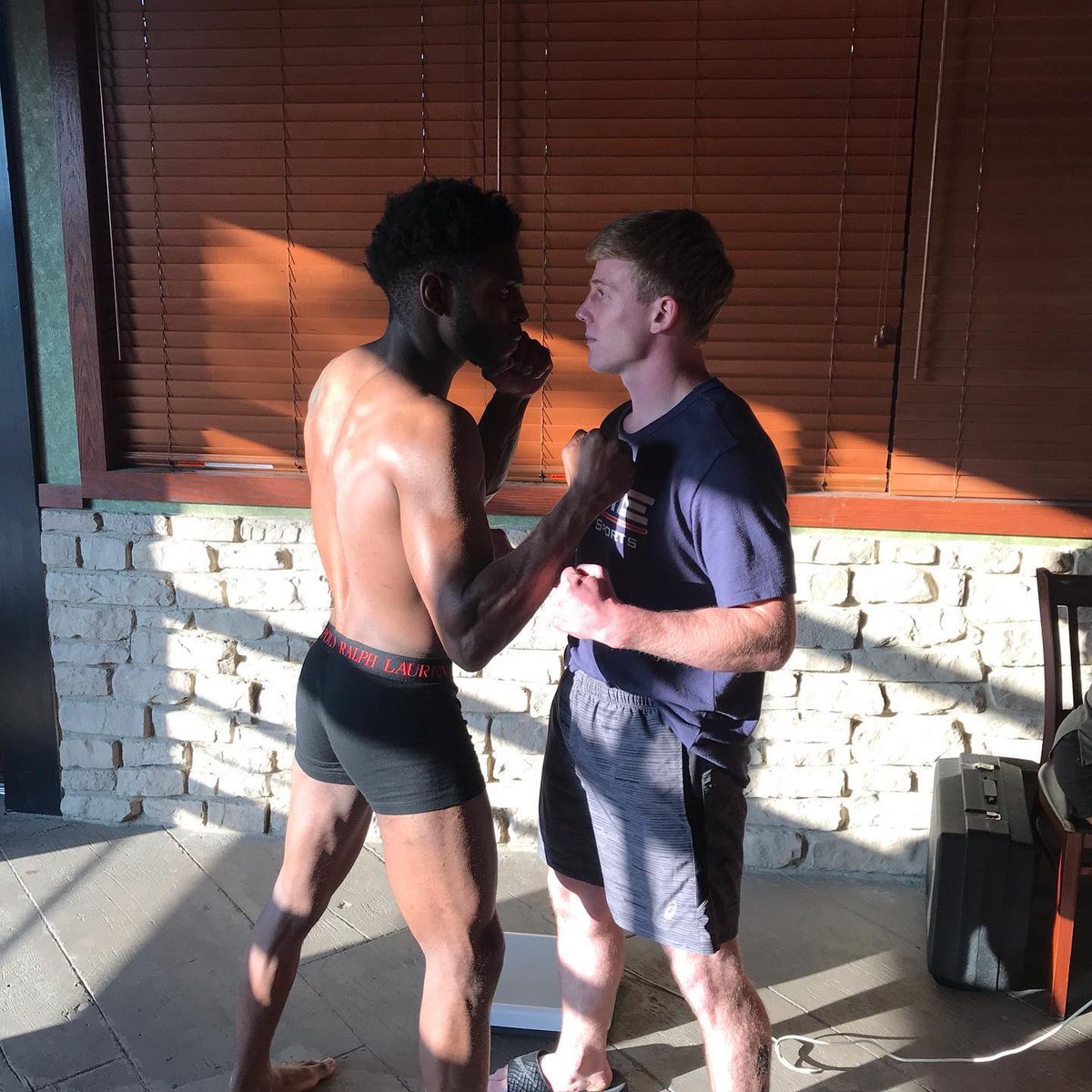 TheIanMMA's tweet photo. The Champ is ON WEIGHT and IN THE ZONE. Tomorrow night The Future of Mixed Martial Arts defends his Hardrock MMA 145lb title in Lexington Kentucky. Christian King Jones is WAR READY. #TheChamp #KingJonesEra #KingJones @KingJonesMMA https://t.co/nvRz67RMET