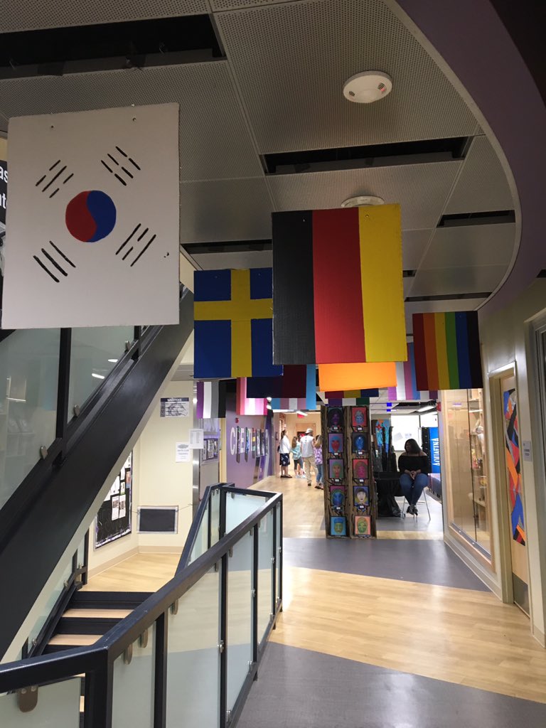 LizSchwindMath's tweet photo. The @midcitymavs Night of Installation is always so stunning and impressive. Our students have incredible messages to share! #dcsdistinct https://t.co/ndXcp7qIth