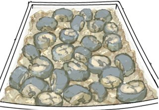 食べ物描くの難しい… 