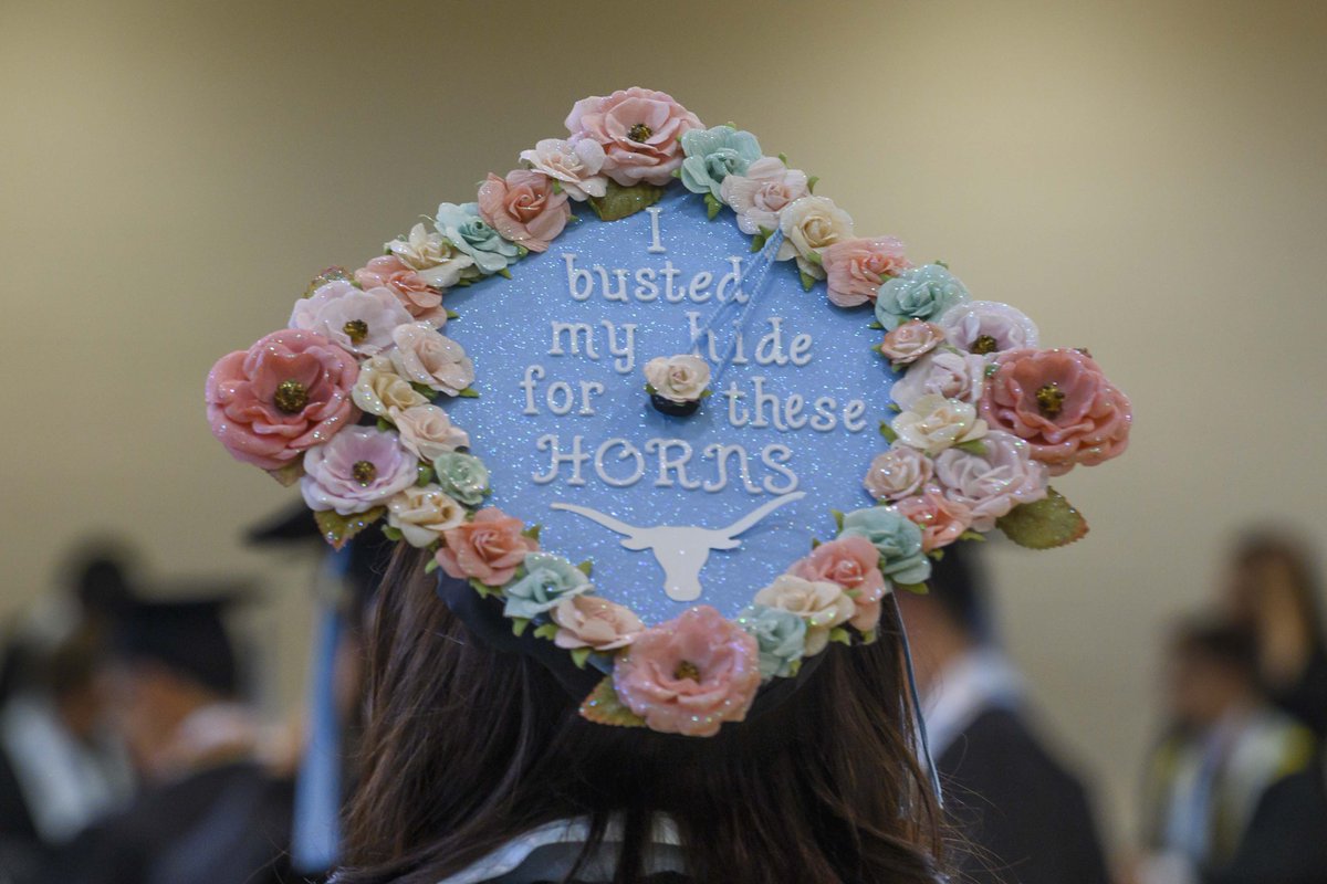 Ut Austin On Twitter Who Else Decorated Their Mortar Board