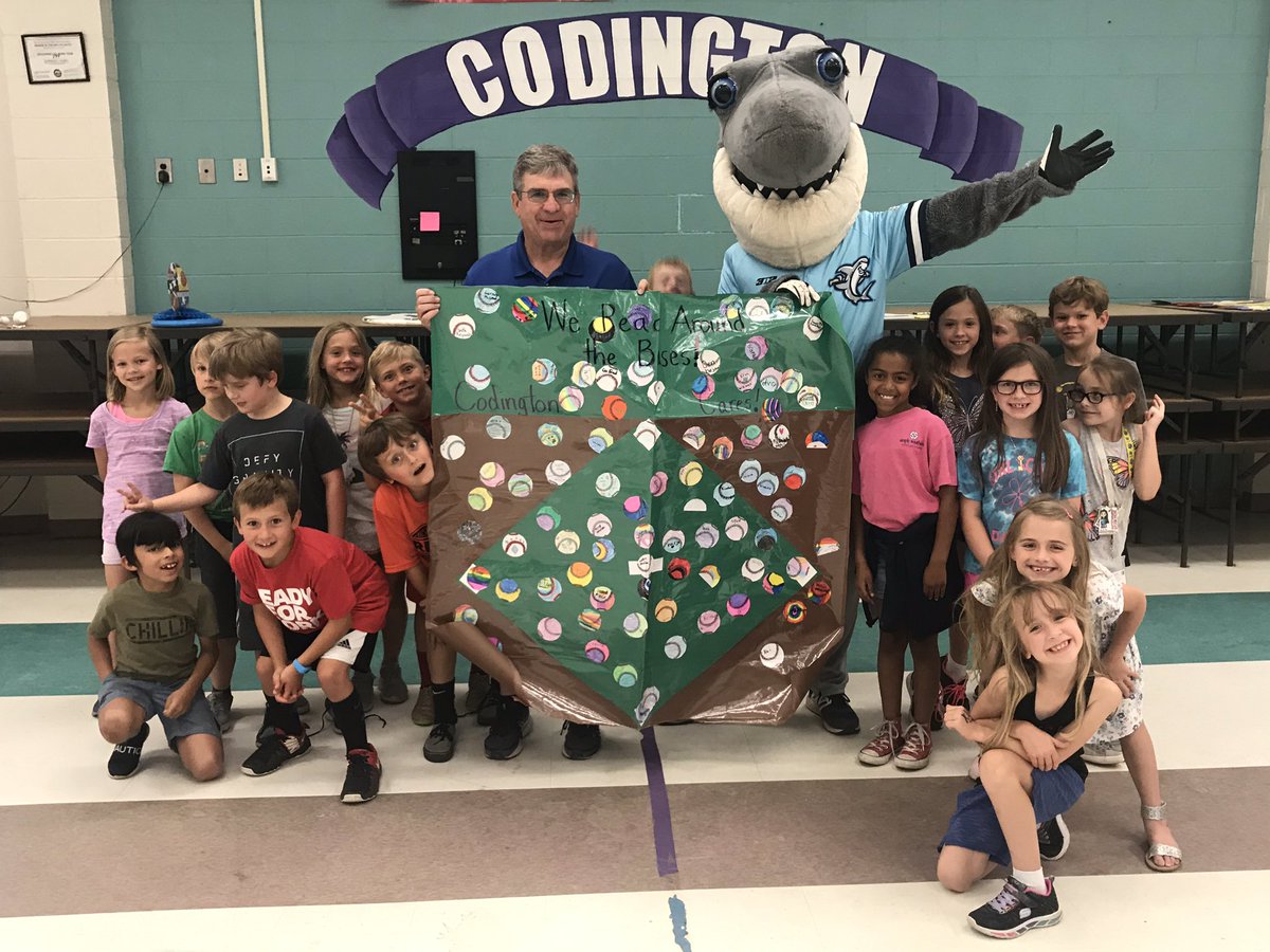 DianekFowler4's tweet image. We wrapped up our Reading Around the Bases reading incentive today! A big thanks to @ILMSharks for encouraging Codington’s 2nd graders to read, and rewarding them with a ticket to a game! @g_elmore8 @NewHanoverCoSch #CodingtonCARES #FinsUp