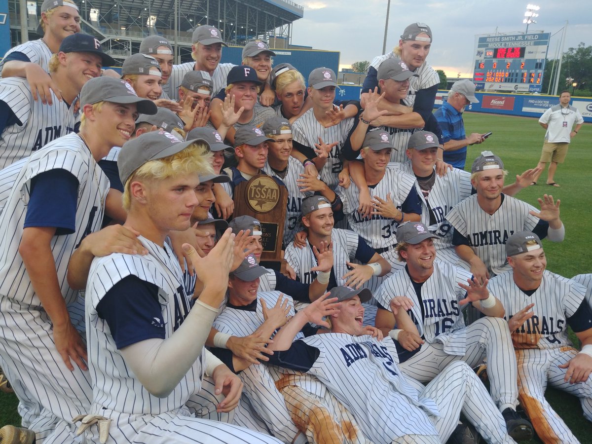 The LAST step.  Ads defeat Bradley Central 7-3 and are the 2019 State AAA Champions.  Hagenow lights out  complete game on bump. Stix 9Hs. King 2-3 Nolan's 2-2 Seigler 2-2
Dagger hit from McCarthy driving in 2 of his 3 RBIs.