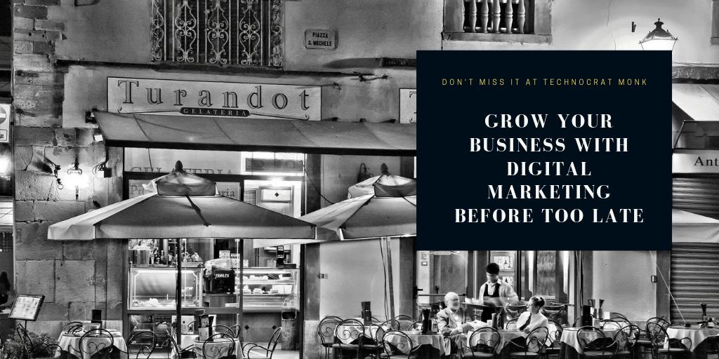 technocratmonk's tweet image. Grow your #Business with Digital Marketing before too Late..

#SaturdayMotivation #SaturdayThoughts #SaturdayMorning #marketing #digitalworld #SEO