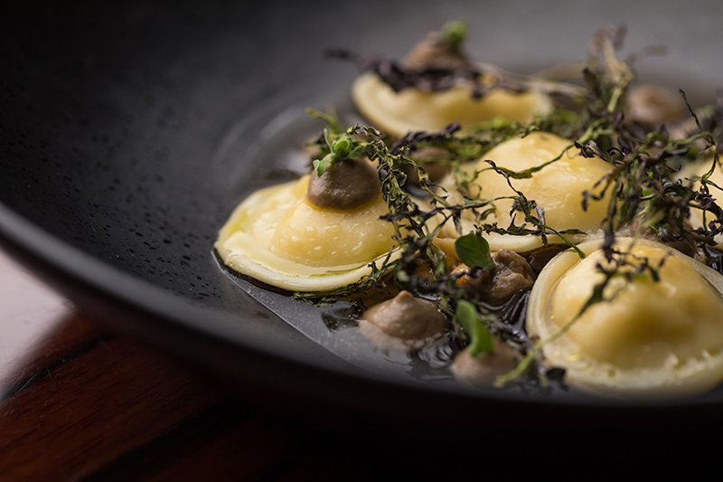 BACCHUSBrisbane's tweet photo. A shining light on our A la Carte menu - Mushroom 

Packing flavour punch, using bottoni pasta filled with mushroom and smoked buffalo mozzarella and burrata sourced from La Stella Latticini. https://t.co/OOsrb0sMvZ
