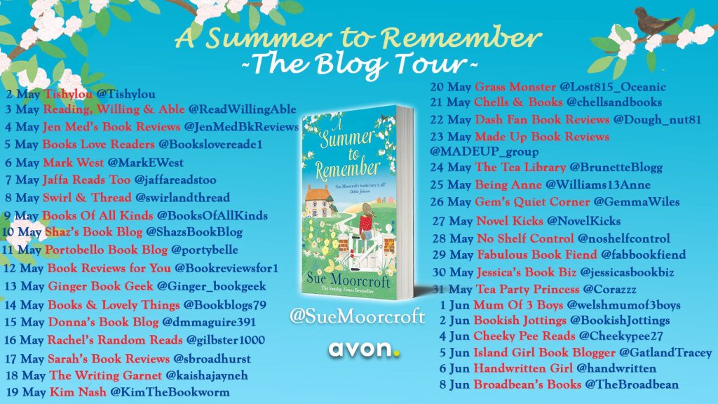 Williams13Anne's tweet image. #Review: A Summer to Remember by @SueMoorcroft @AvonBooksUK #blogtour #ASummertoRemember #TeamSueMoorcroft beinganne.com/2019/05/review…