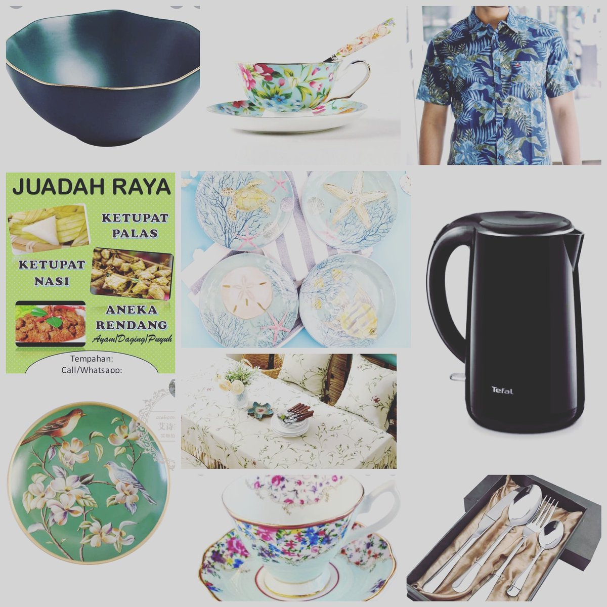fuzzALS's tweet photo. Creating my own Raya. These are the 10 items I found online to create my own simple Raya celebration. With the advent of information and communication technology, I got almost everything covered for my Raya including online order of ketupat and rendang. https://t.co/lZvbhzT7Dy