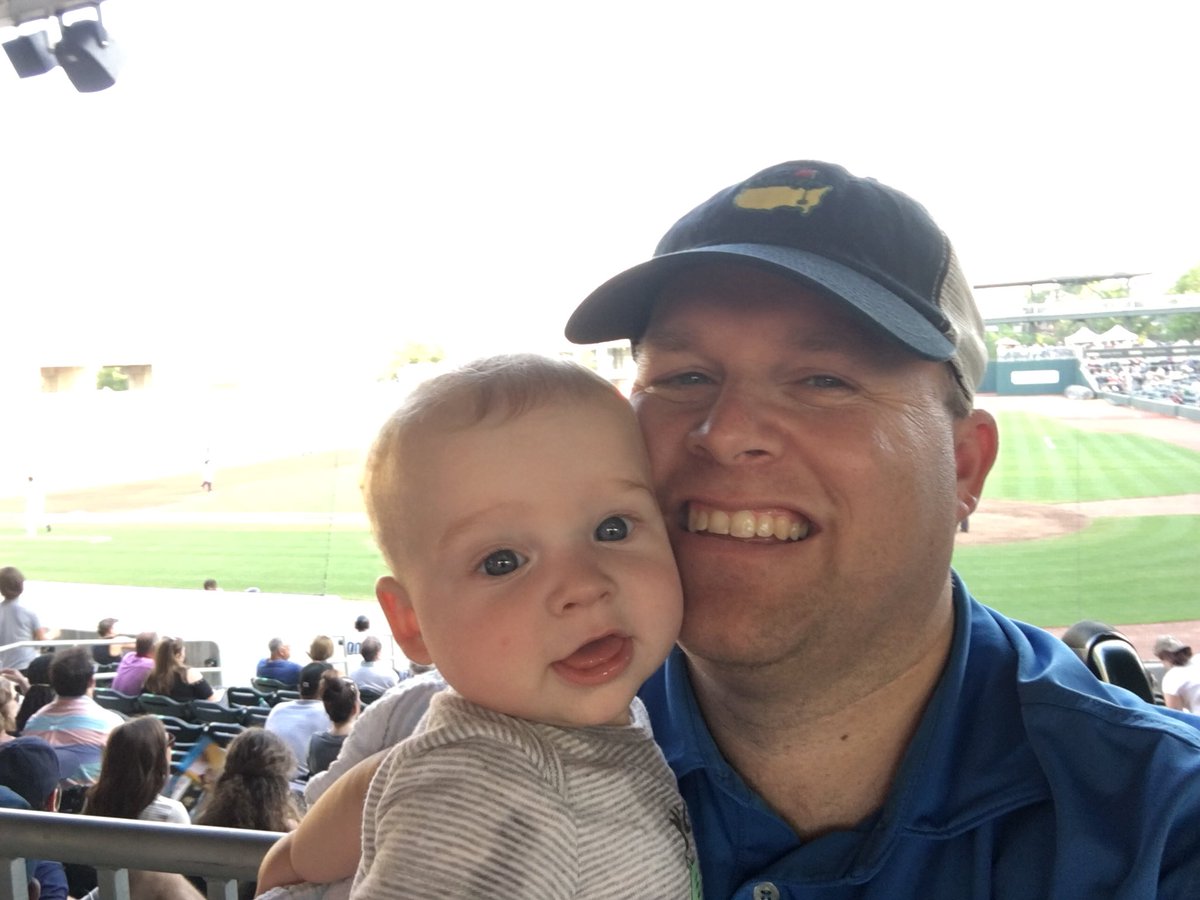SeanFrantom's tweet photo. What a fun night @greenjackets game starting Charles birthday weekend. Thank you @godenlinger for jumping my car off. #LoveAugusta #hotnightinAUG #gojackets #Tomrocks https://t.co/ZjiiEuJqye